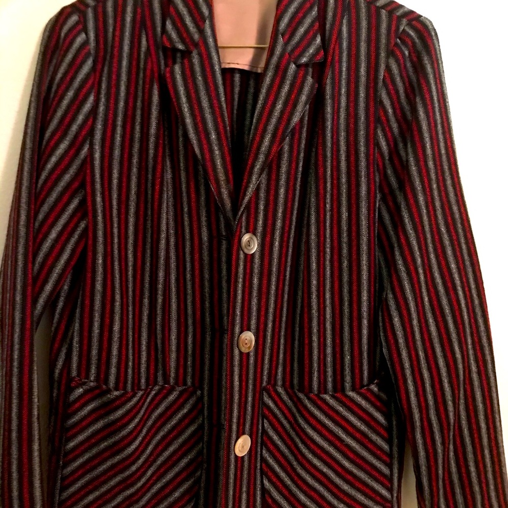 Vintage Women’s 1940’s sports Coat wool striped